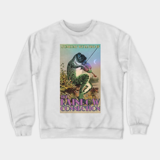 The Rainbow Connection Crewneck Sweatshirt by SABREart